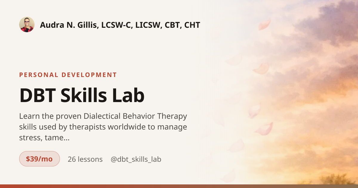 DBT Skills Lab